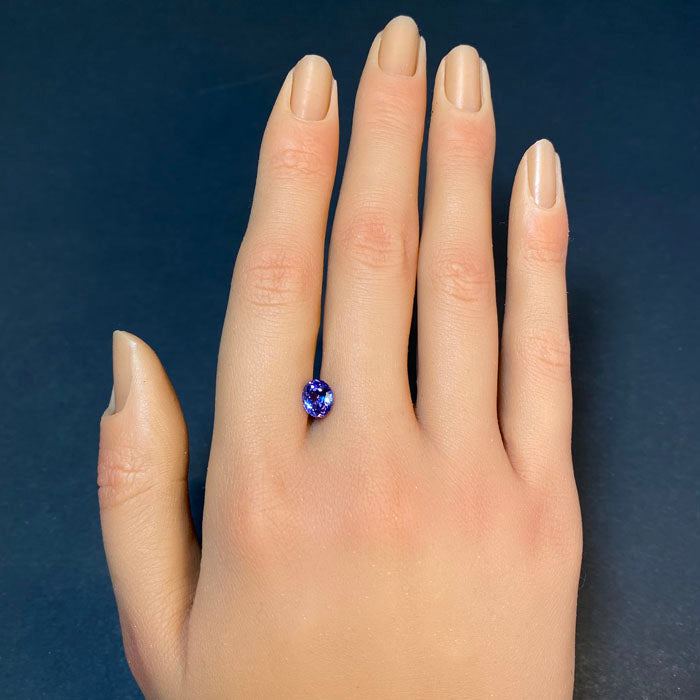 Oval Cut Tanzanite 1.28 Carats