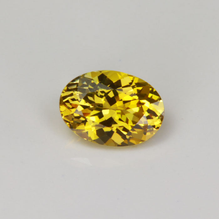 Oval Cut Fancy Golden Yellow Tanzanite 1.68 Carats