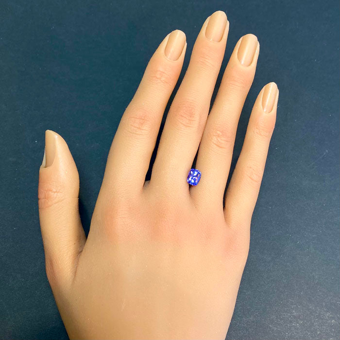 Antique Cushion Cut Tanzanite 1.71 Carats