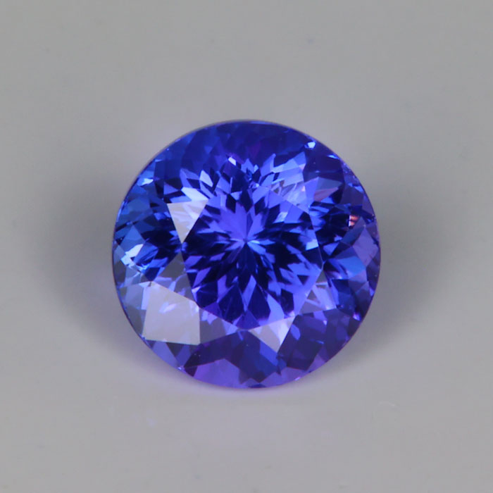 Round Brilliant Cut Tanzanite 1.72 Carats