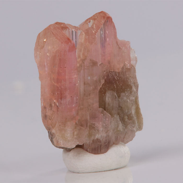 14.7ct Peachy Pink Tanzanite Crystal Specimen