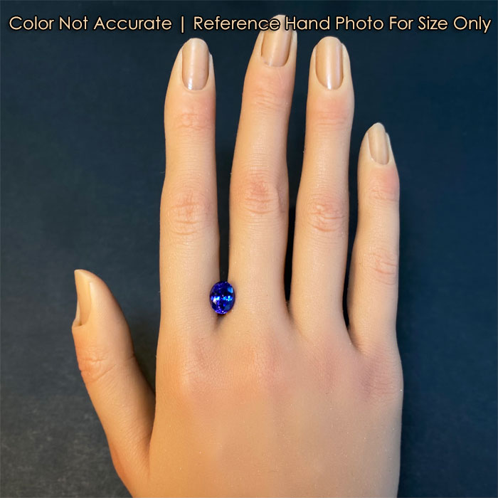 Oval Cut Tanzanite 2.81 Carats