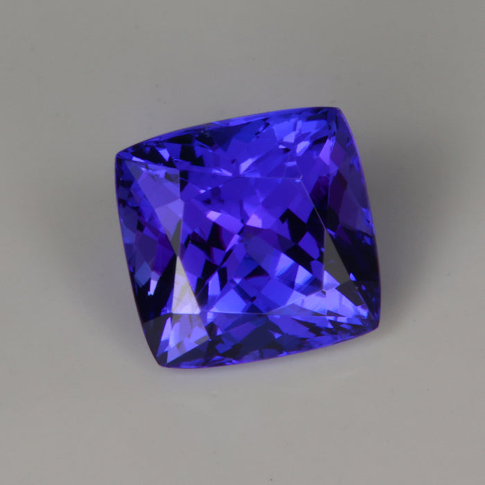 Square Cushion Cut Tanzanite 4.62 Carats