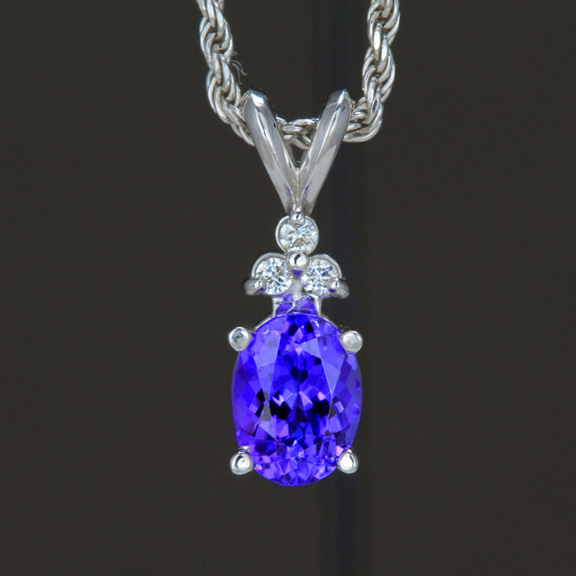 Tanzanite Pendant 1.30 Carat AAA Color