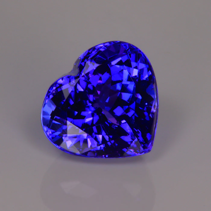 Heart Shape Brilliant Cut Tanzanite 5.30 Carats