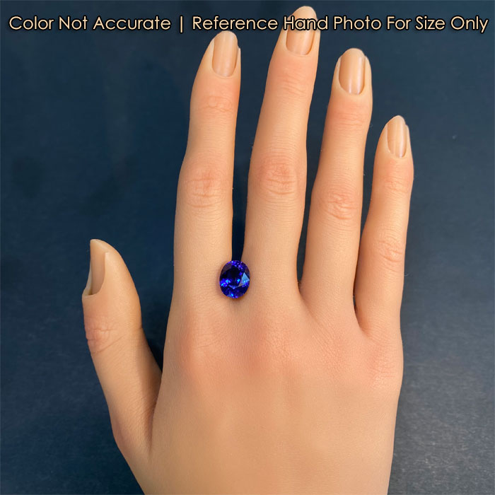 Oval Cut Tanzanite 5.91 Carats