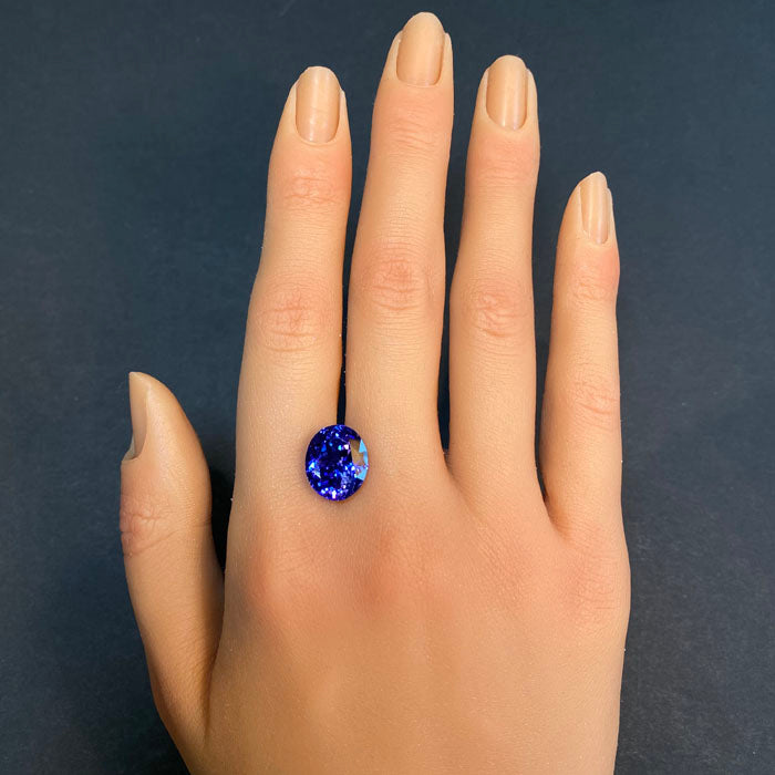 Oval Cut Tanzanite 8.11 Carats