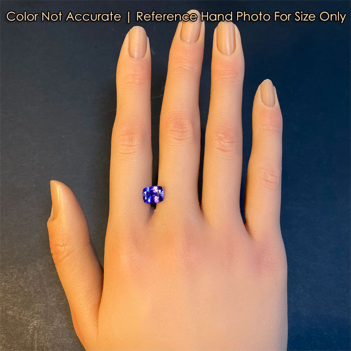 Antique Cushion Cut Tanzanite 2.12 Carats