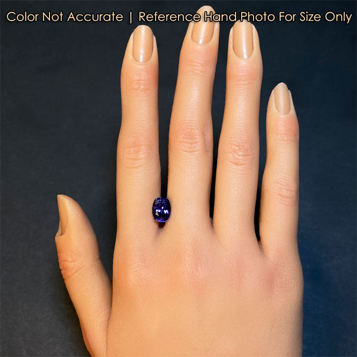 Antique Cushion Cut Tanzanite 3.12 Carats