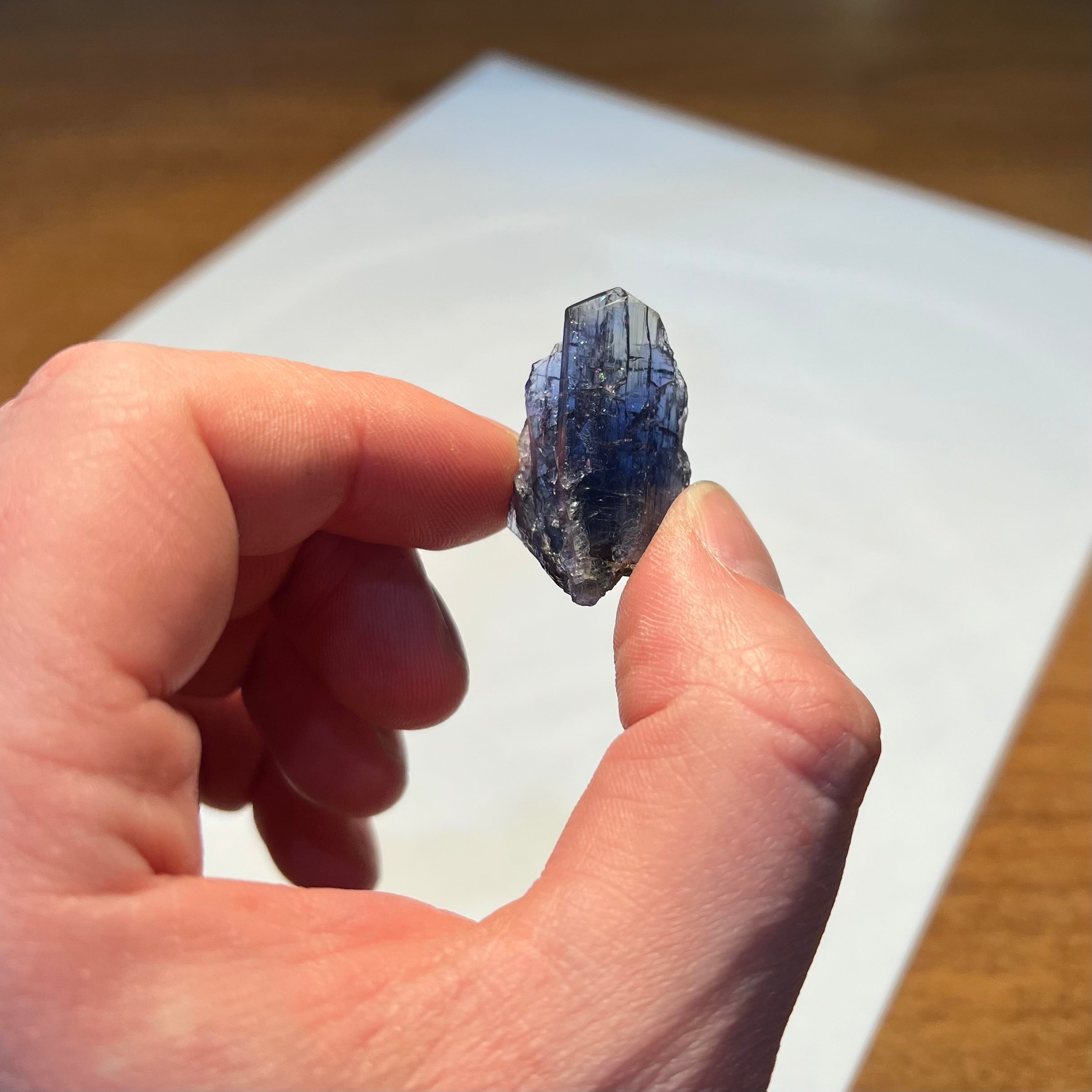 45.8ct Rough Tanzanite Crystal Specimen from Tanzania