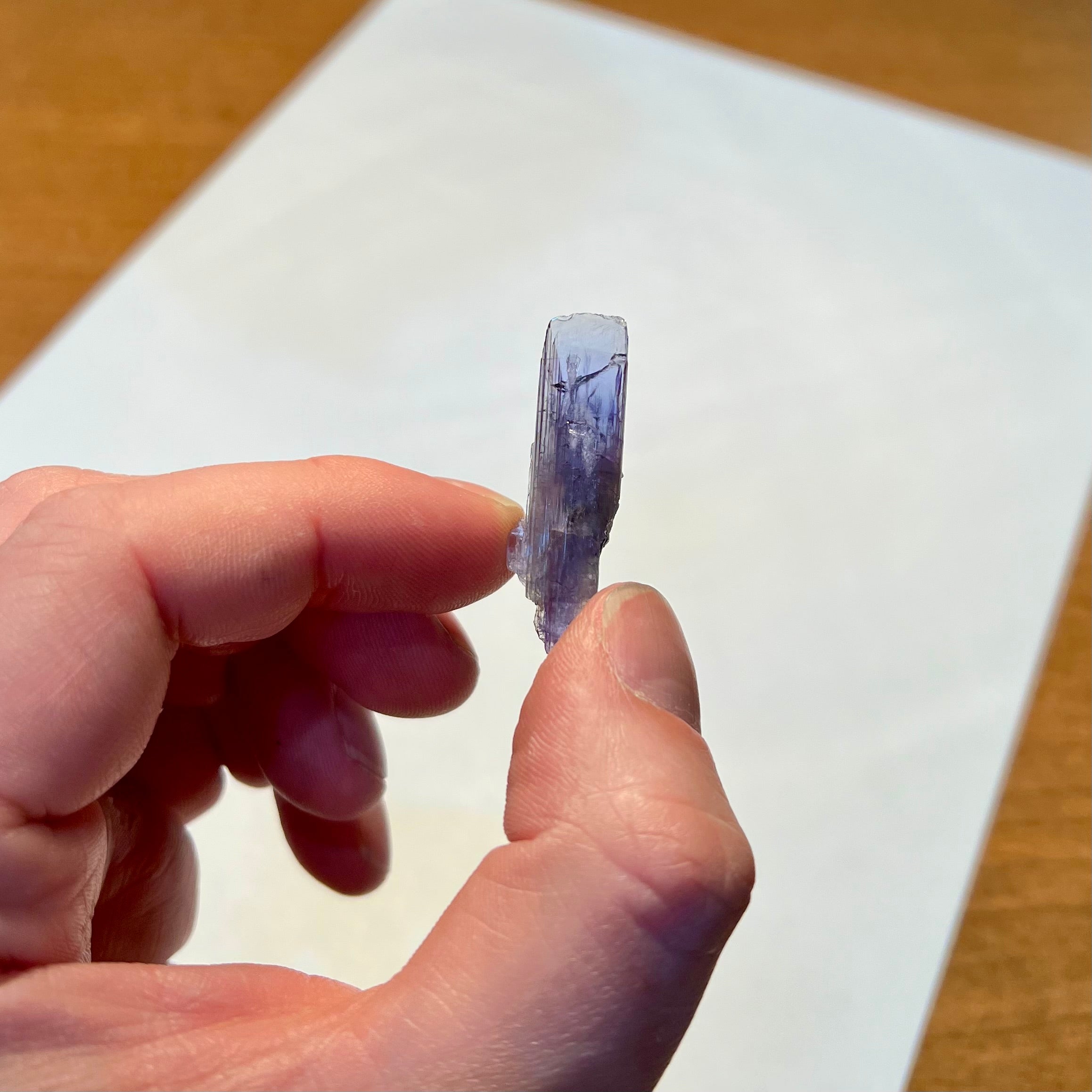 22.09ct Raw Unheated Tanzanite Crystal from Tanzania