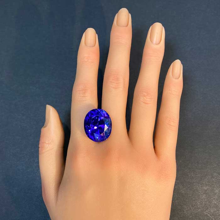 Oval Cut Tanzanite 38.60 Carats