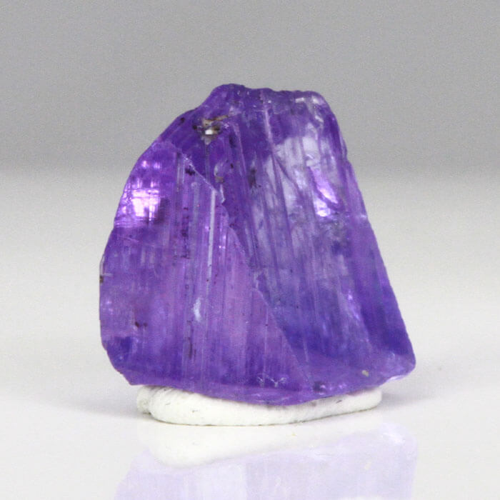 11.58ct Fancy Violet Colored Tanzanite Crystal