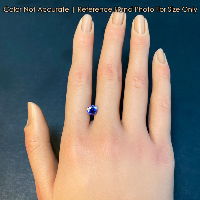 Round Brilliant Cut Tanzanite 1.72 Carats