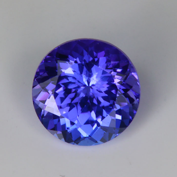 Round Brilliant Cut Tanzanite 2.90 Carats