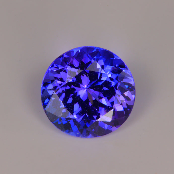 Round Brilliant Cut Tanzanite 2.99 Carats
