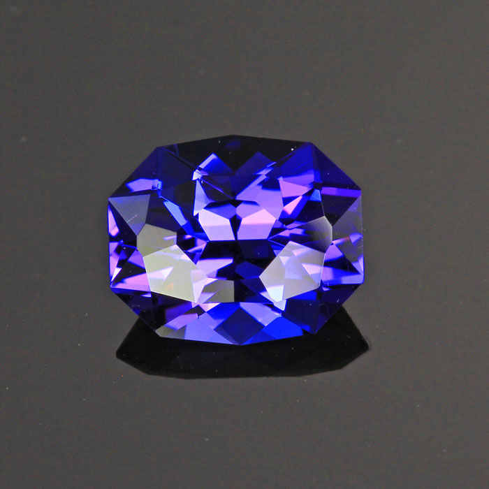 Blue Violet Decagon Tanzanite Gemstone 2.69 Carats
