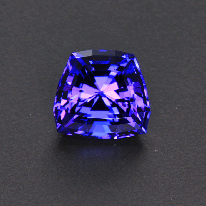 Blue Violet Shield Tanzanite Gemstone 6.12 Carats