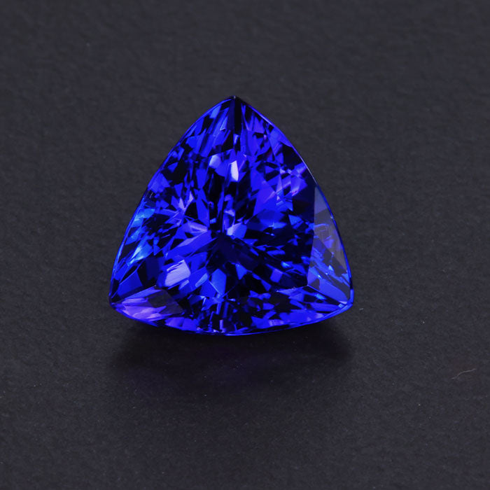 Violet Blue Trilliant Tanzanite Gemstone 4.19 Carats