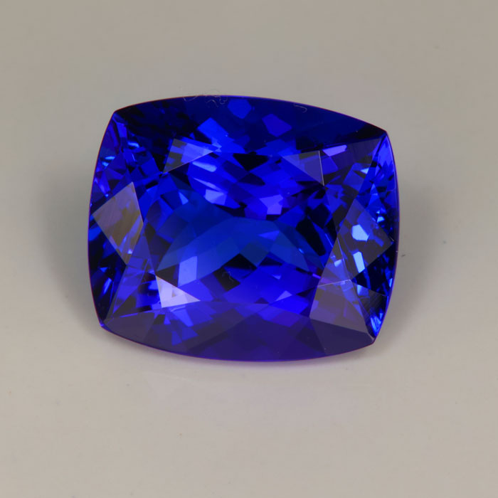 Violet Blue Antique Cushion Tanzanite Gemstone 9.64ct