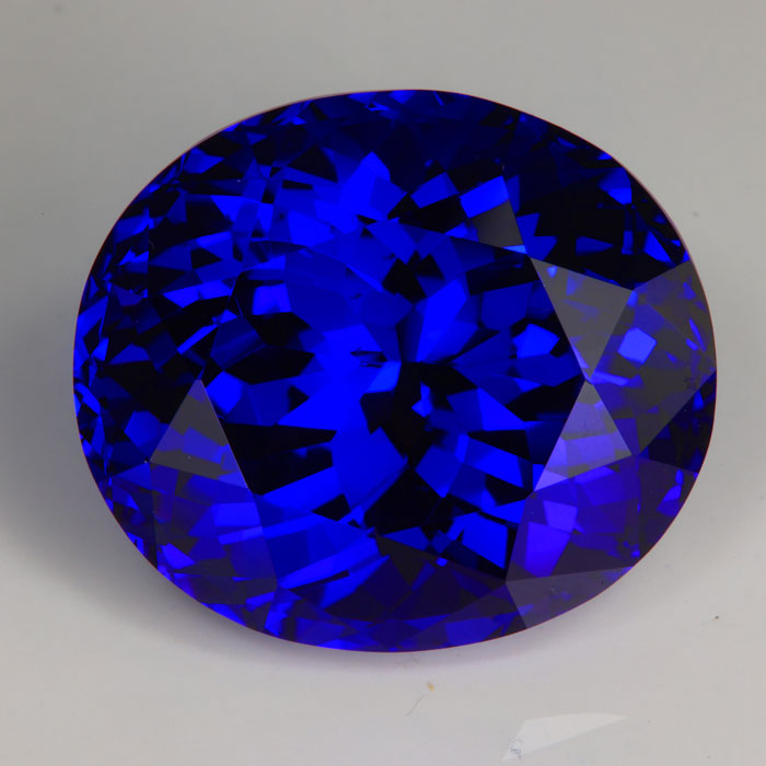On Hold for Tim Violet Blue Oval Tanzanite Gemstone 77.02cts*