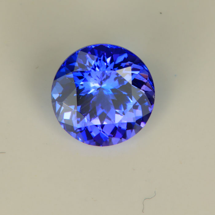 Round Brilliant Tanzanite Gemstone 1.65ct