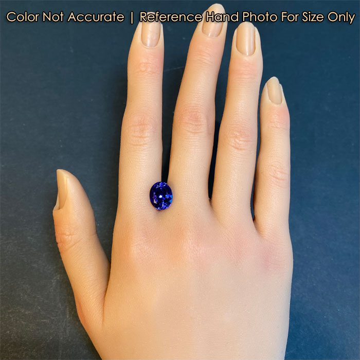 Oval Cut Tanzanite 4.84 Carats