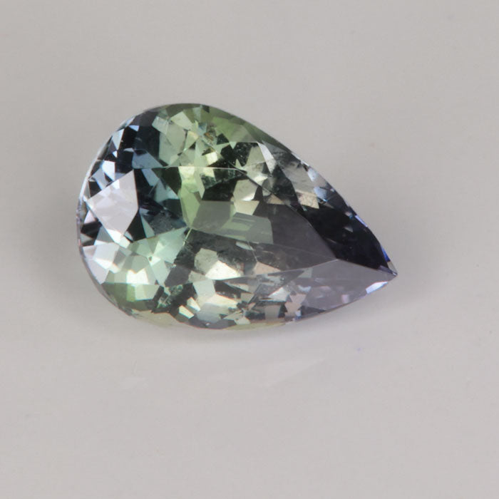 Pear Shape Brilliant Cut Fancy Tanzanite 1.80 Carats