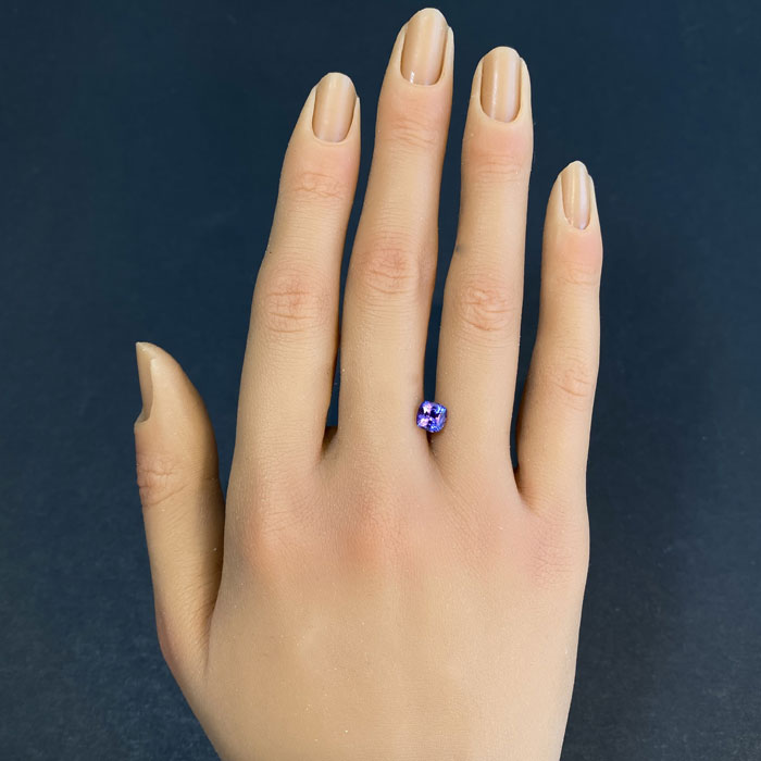 Square Cushion Cut Tanzanite 1.16 Carats