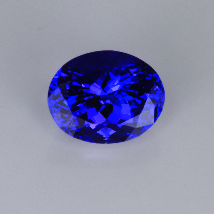 Blue Violet Exceptional Oval Tanzanite Tanzanite 3.44 Carats