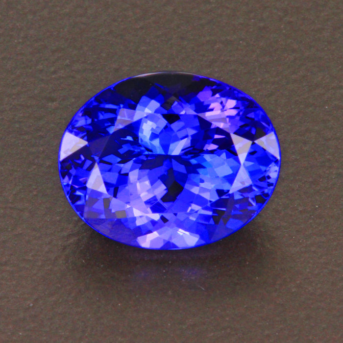 Violet Blue Oval Tanzanite Gemstone 5.30 Carats