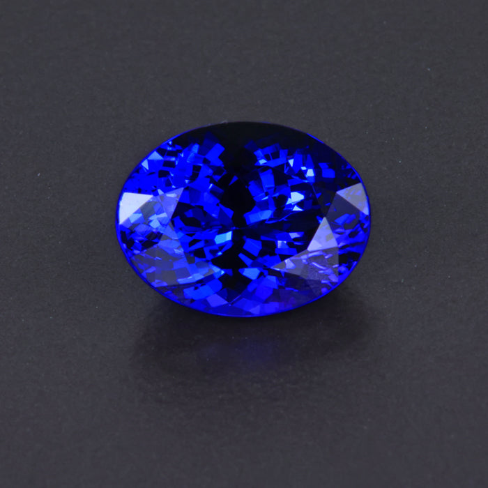 Violet Blue Oval Tanzanite Gemstone 4.63 Carats