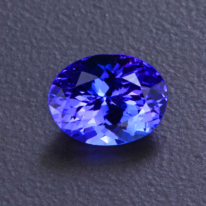 Blue Violet Oval Tanzanite Gemstone 2.0 Carats