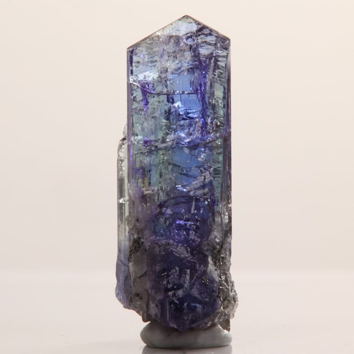 35.33ct Natural Color Purple & Blue Tanzanite Crystal Specimen