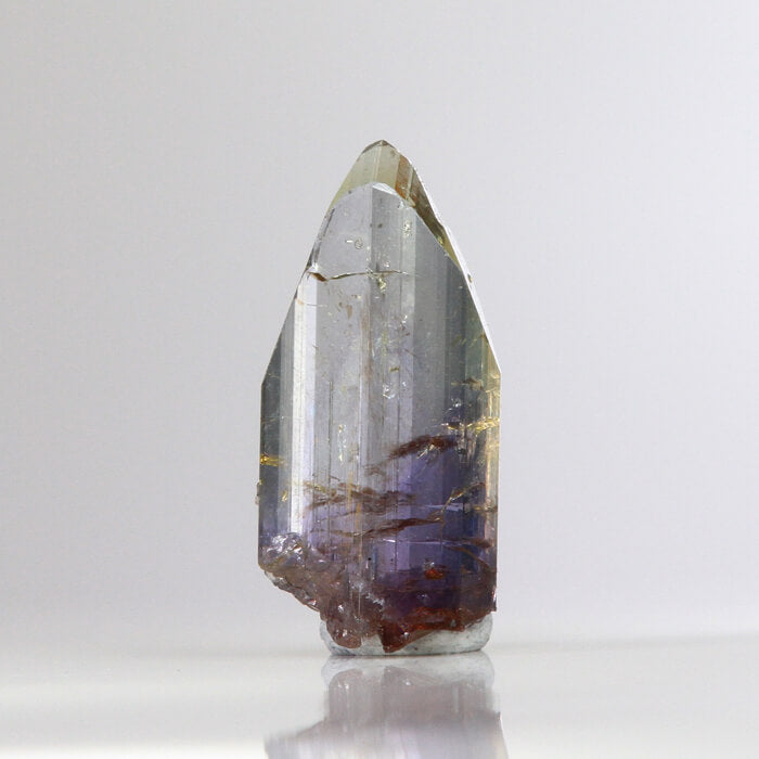 6.95 ct Yellow Violet Fancy Colored Tanzanite Crystal