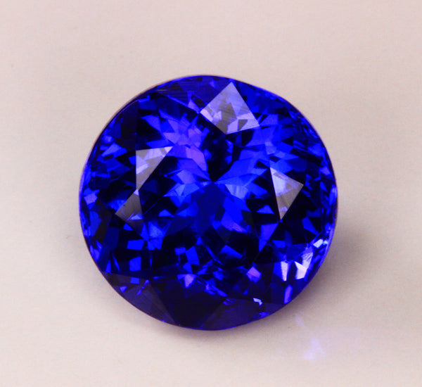 AAA Round Tanzanite 4.67 Carat VBE+ Color
