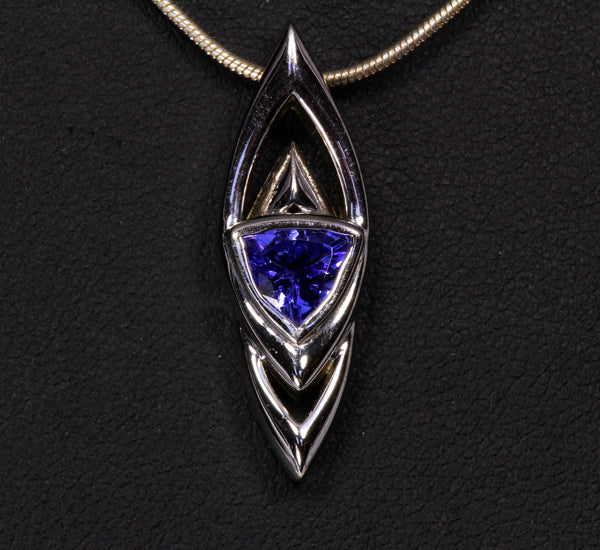 Custom Designed AAA Tanzanite Pendant