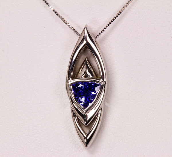 Custom Designed AAA Tanzanite Pendant