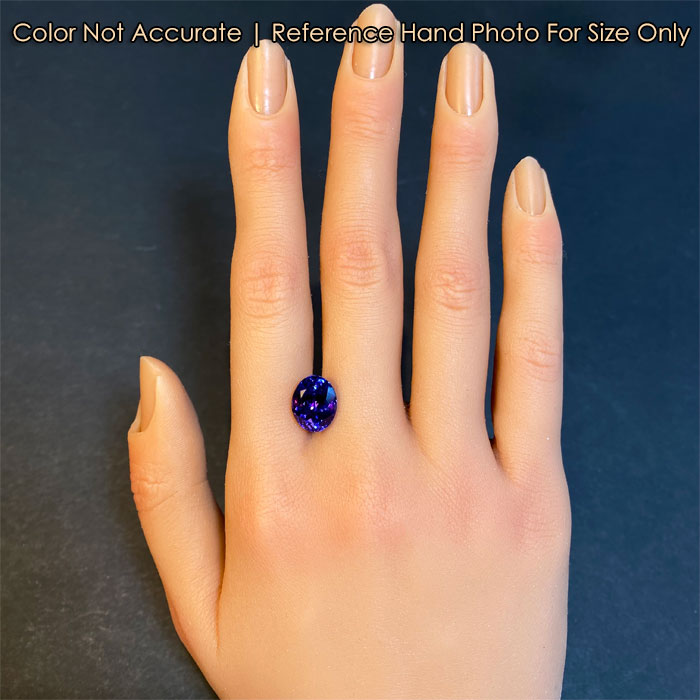 Oval Cut Tanzanite 5.91 Carats