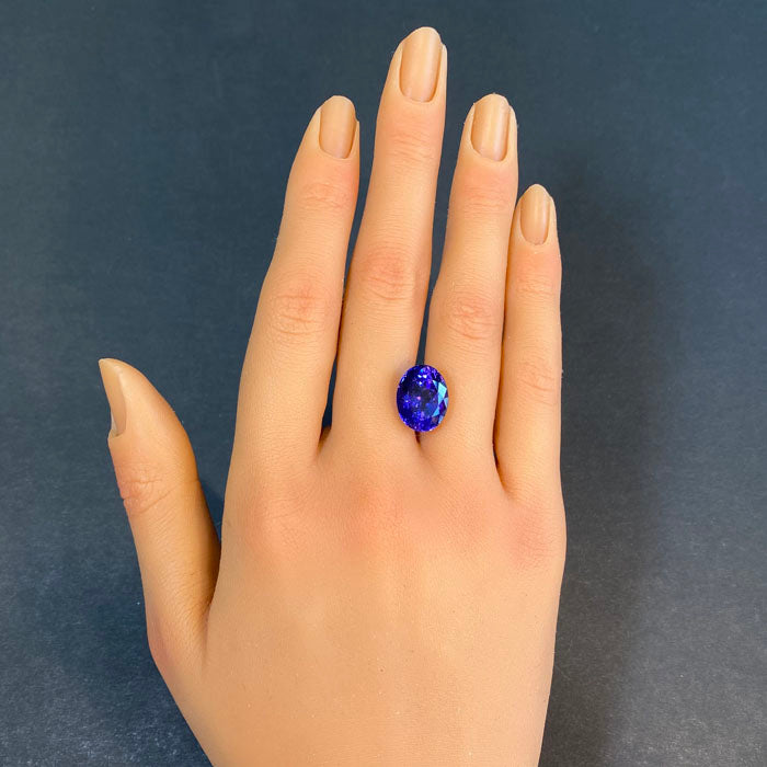 Oval Cut Tanzanite 9.28 Carats