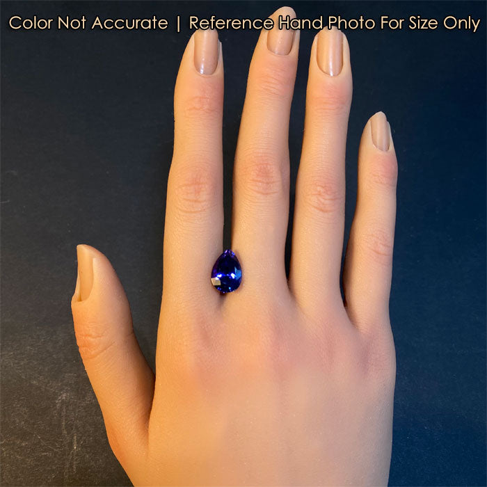 Pear Shape Brilliant Cut Tanzanite 5.62 Carats