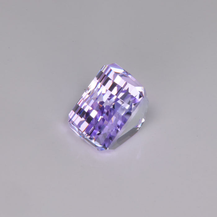 Split Facet Opposed Bar Cut Tanzanite *RARE AND UNUSUAL COLOR* 5.92 Carats
