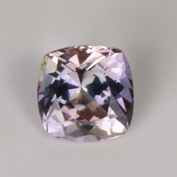 Square Cushion Cut Fancy Violet Gray Tanzanite 1.30 Carats