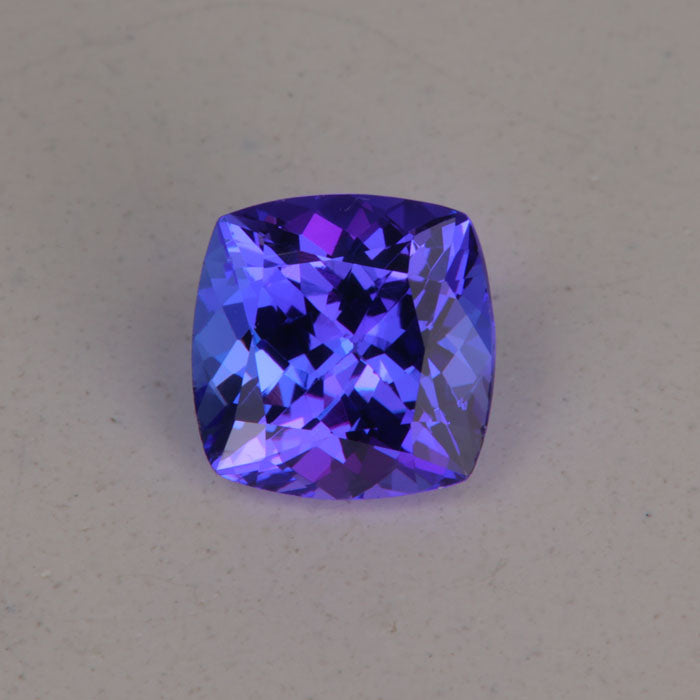 Square Cushion Cut Tanzanite 2.79 Carats