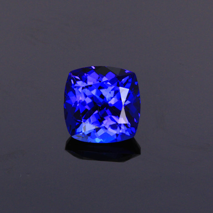 Violet Blue Sqaure Cushion Tanzanite Gemstone 2.51 Carats